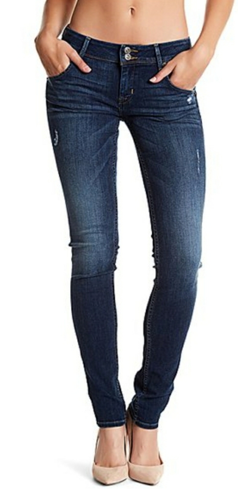 Hudson Denim Collin Skinny Union Flag Jean